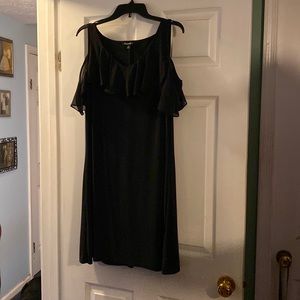 Cold Shoulder Black Dress in size XL